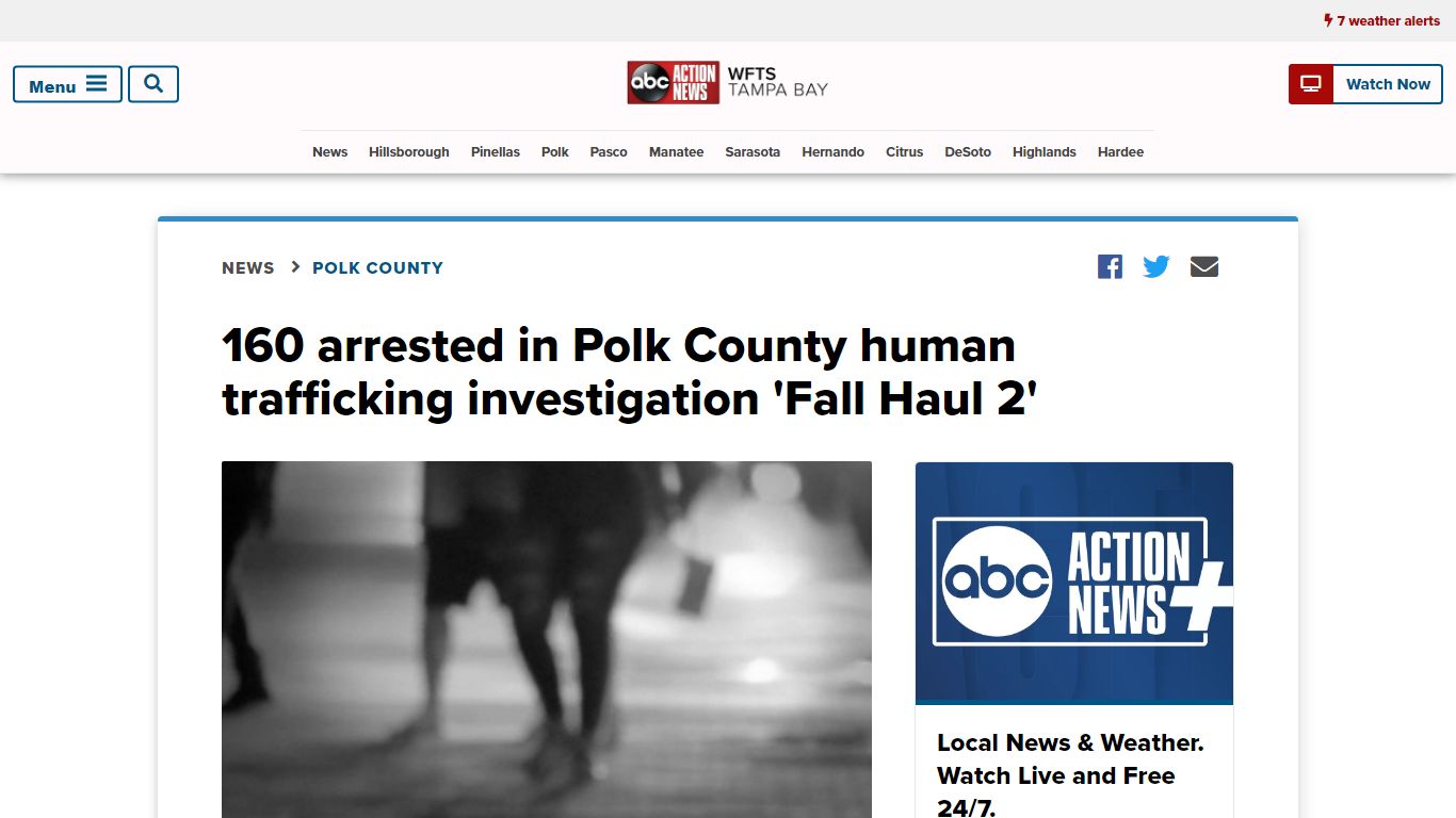 160 arrested in Polk County human trafficking investigation 'Fall Haul 2'