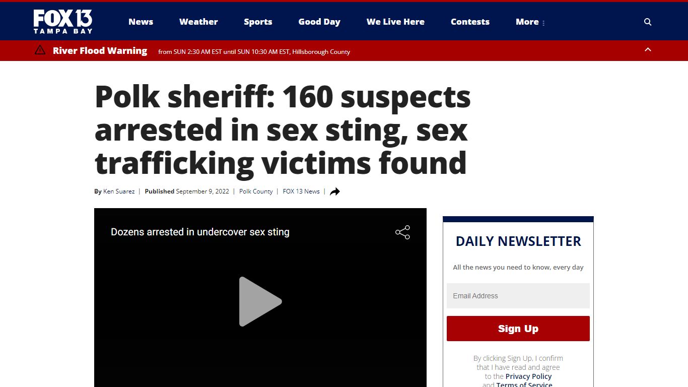 Polk sheriff: 160 suspects arrested in sex sting, sex trafficking ...