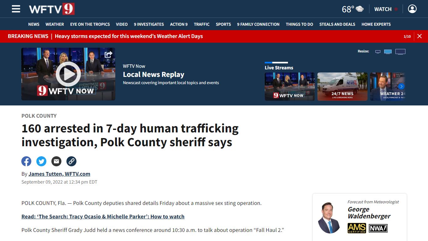 160 arrested in 7-day human trafficking investigation, Polk County ...